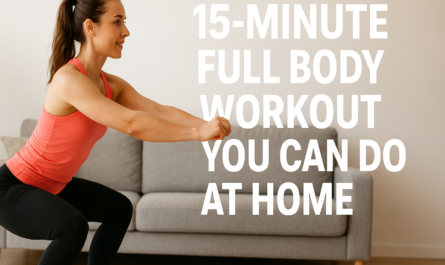 15-Minute Full Body Workout You Can Do at Home for Amazing Results