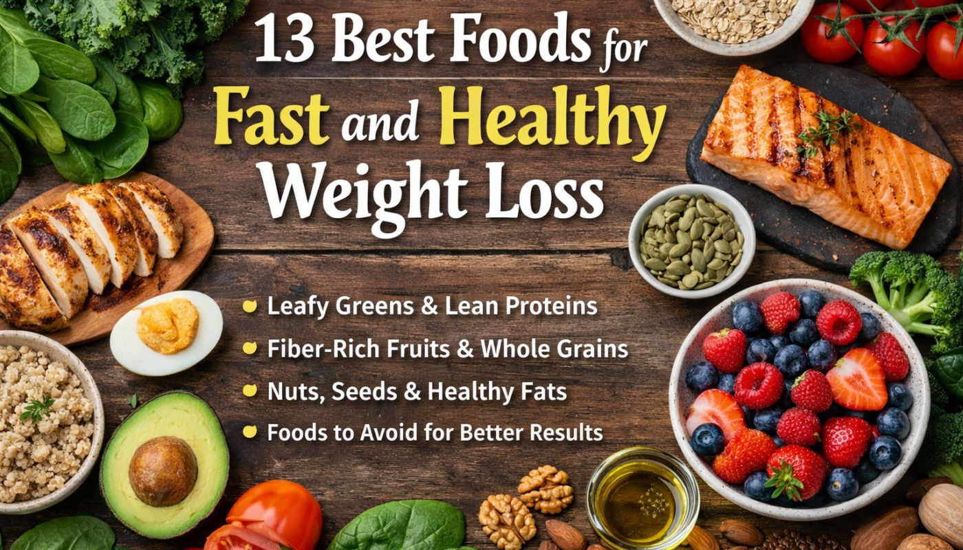13 Best Weight Loss Foods for Fast and Healthy