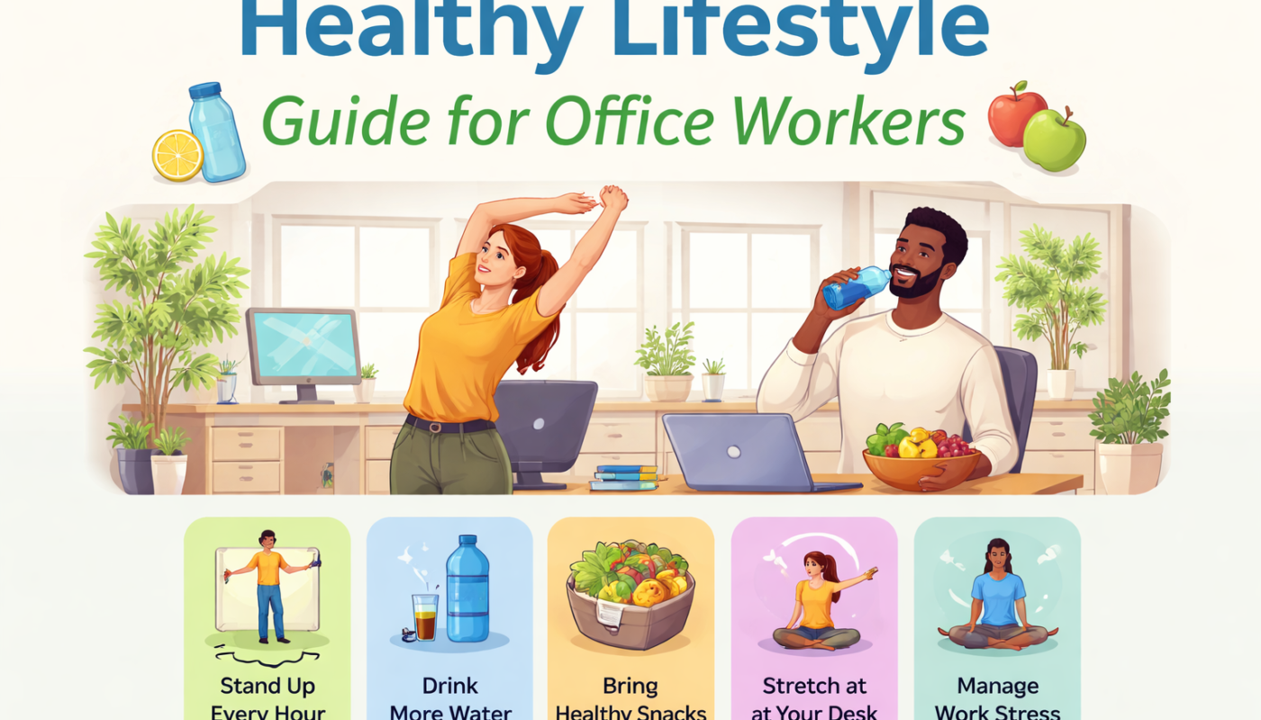 Healthy Lifestyle Guide for Office Workers: 9 Practical Ways to Thrive at Your Desk