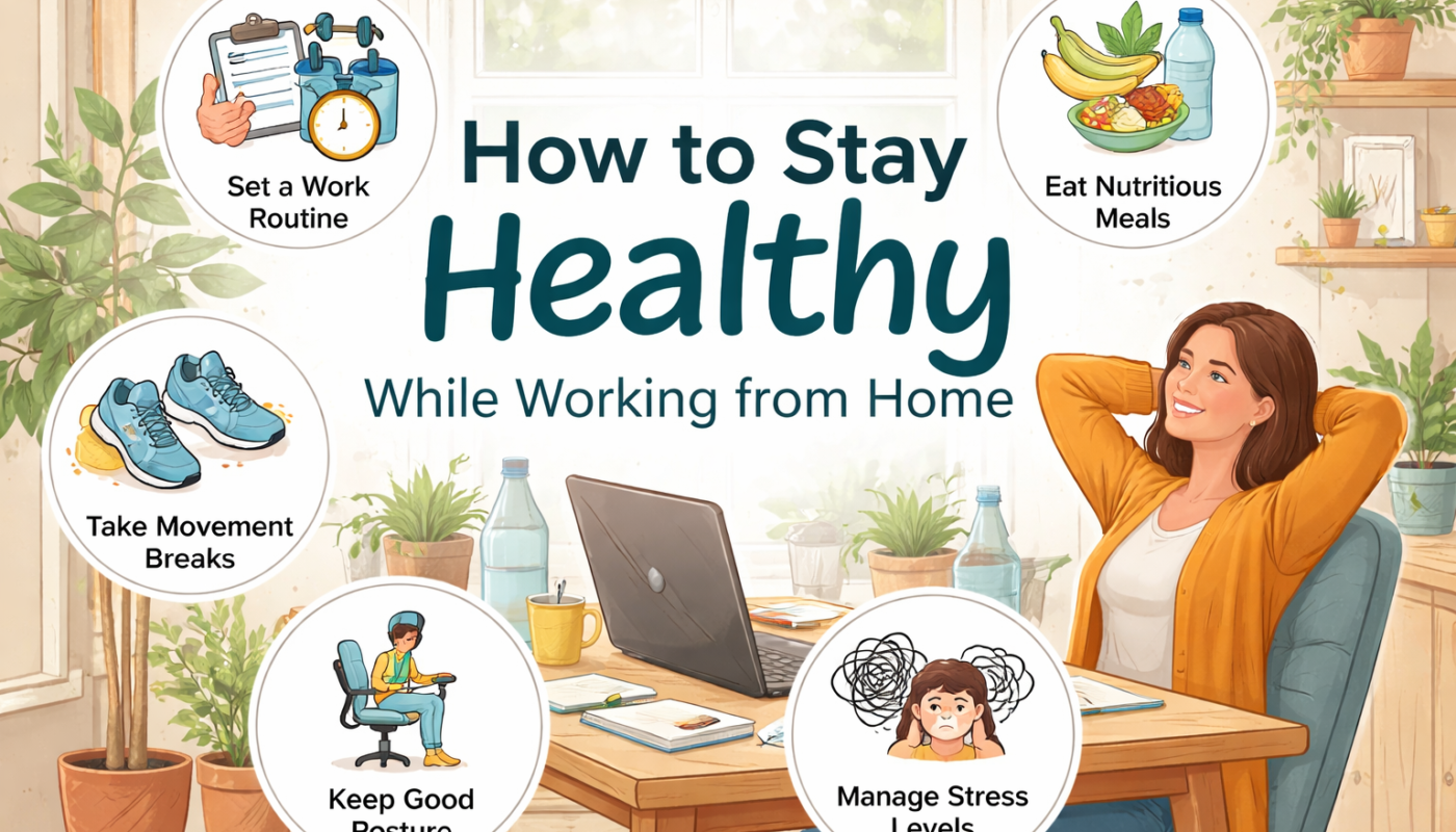 How to Stay Healthy While Working from Home: 9 Practical Ways